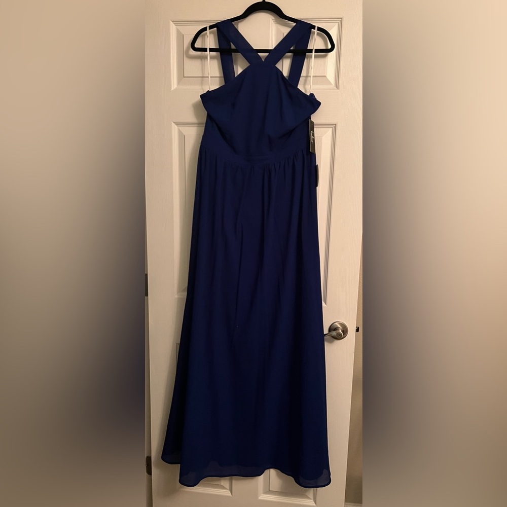 Lulu’s halter maxi dress